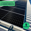 Kit Struttura in Alluminio per montaggio 9 Pannelli Fotovoltaici 35mm per installazione su Tetto in Lamiera Grecata Orizzontale