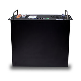 Batteria di Accumulo 5.12kWh al Litio-Ferro-Fosfato LiFePO4 BMS Integrato Modulo da Rack per Inverter Fotovoltaici CEI 0-21 51.2V 100Ah Garanzia 10 Anni