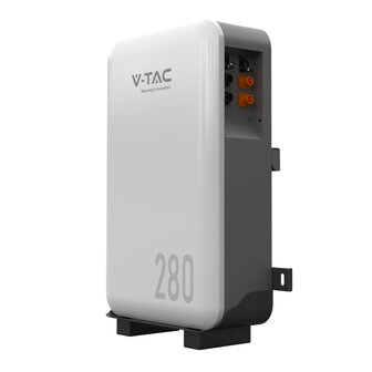 Batteria di Accumulo 14.33kWh al Litio-Ferro-Fosfato LiFePO4 BMS Integrato per Inverter Fotovoltaici CEI 0-21 51.2V 280Ah IP65 Garanzia 10 Anni