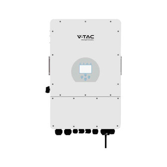 Inverter Fotovoltaico Deye Trifase Ibrido On-Grid/Off-Grid 8kW, Doppio MPPT, CEI 0-21, Schermo LCD Touch, WiFi e TA Inclusi, Garanzia 10 Anni IP65