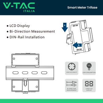 Meter CHINT Trifase Contatore Bidirezionale 3*230V/400V RS485 per Misurazione Precisa e Controllo Energetico Avanzato