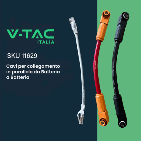 Cavi per collegamento in parallelo da Batteria a Batteria 5,12kWh
